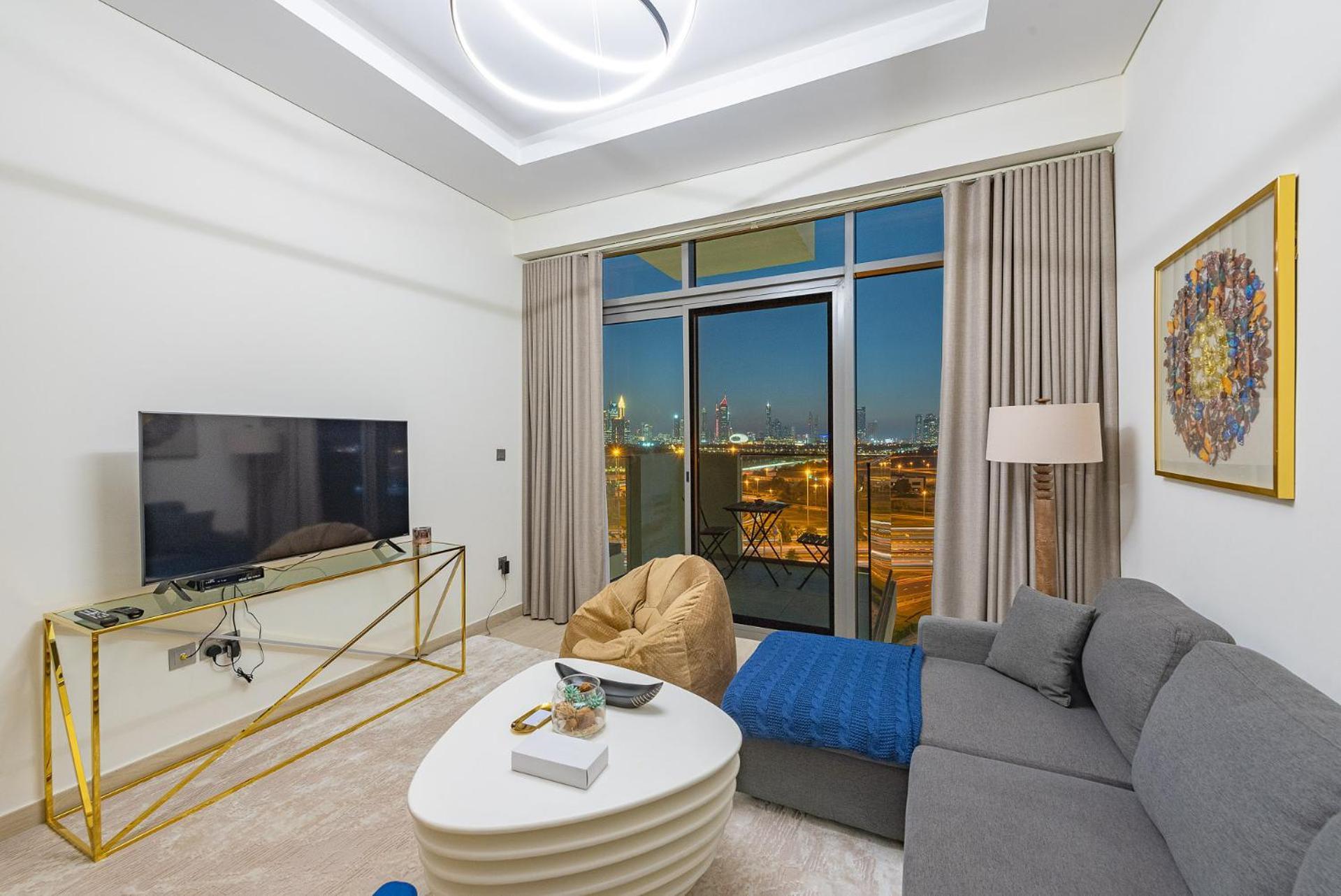 Апартаменты Cozy & Convenient 1Br Haven In Al Jaddaf Дубай Экстерьер фото