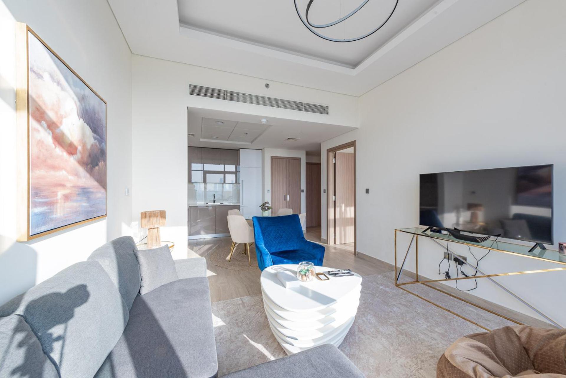 Апартаменты Cozy & Convenient 1Br Haven In Al Jaddaf Дубай Экстерьер фото
